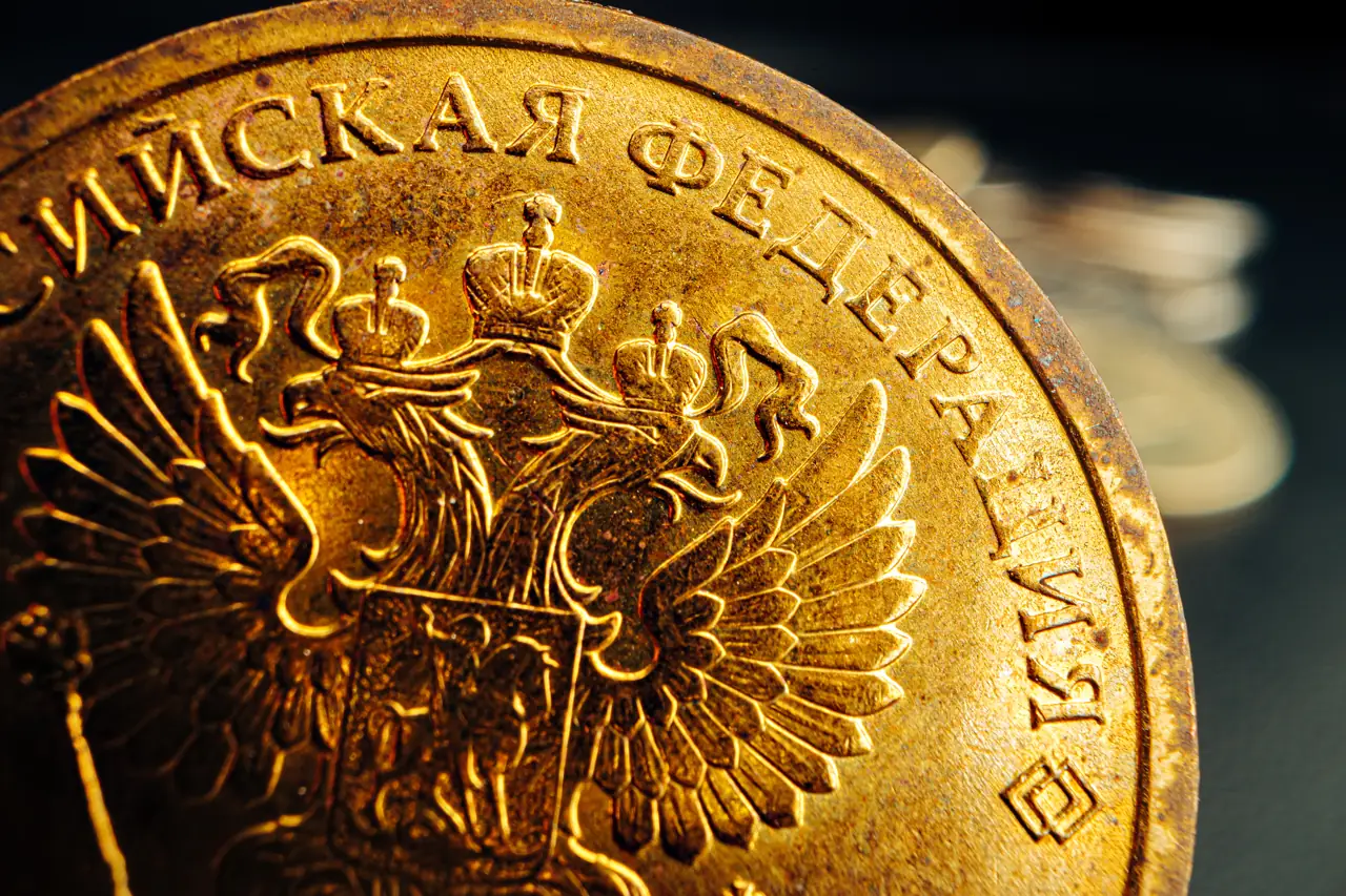 Moneta rublo russo